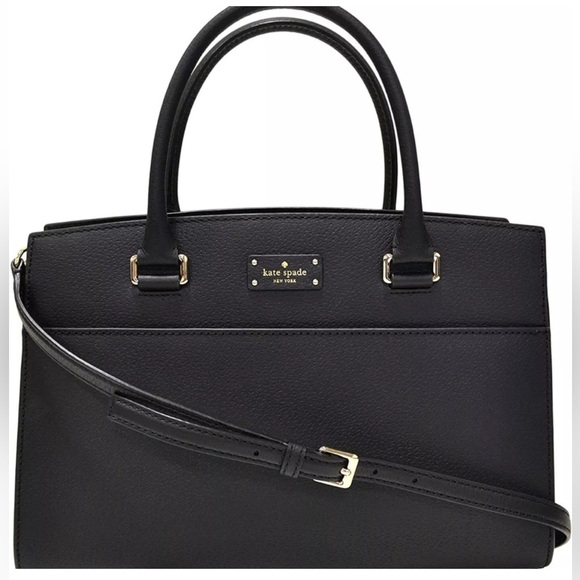 kate spade Handbags - Kate Spade Grove Street Caley Satchel & Top Handle Handbag in Black